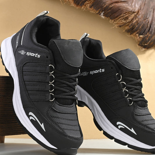 Cosco Black - Men Sports Shoes