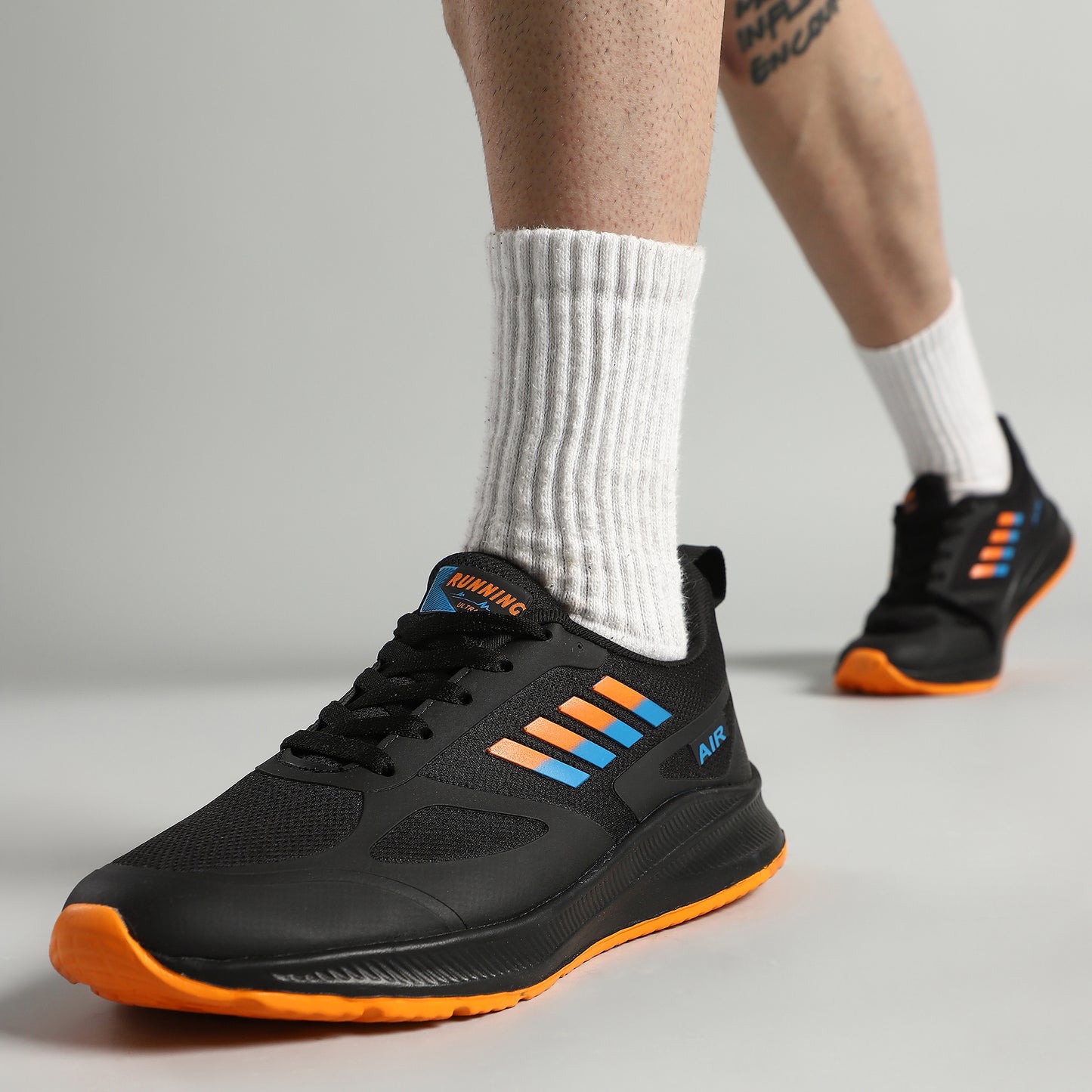 Running Orange - Men Sport Shoes