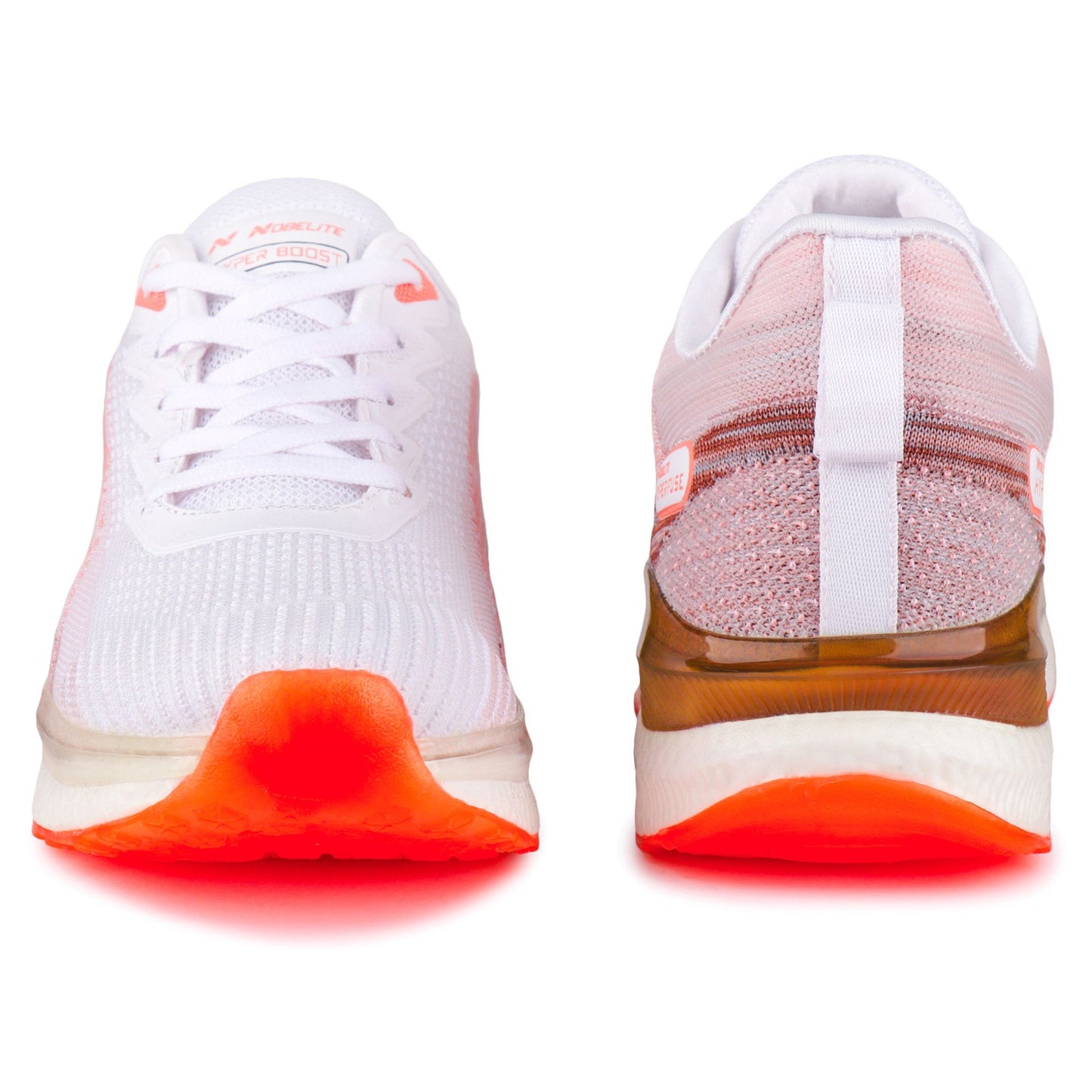 Hype White-Orange - Men Sport Shoes